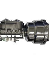 Leed Brakes 7" Chrome Lid Dual Power Booster & 1-1/8" Bore Cast Iron Master Cylinder Pontiac Firebird 1970-1981                                     - PBKT1024 - Image 3