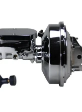 Leed Brakes 9" Chrome Single Diaphragm Power Booster & 1" Bore Flat Top Master Cylinder Chevrolet Camaro 1970-1981                                     - PBKT1085 - Image 4