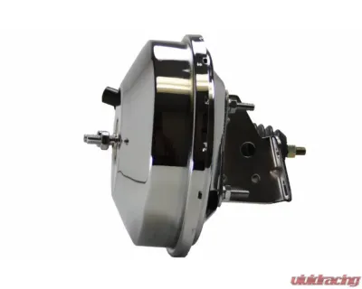 Leed Brakes 9" Cast Iron Chrome Lid Single Diaphragm Power Booster & 1" Bore Master Cylinder Pontiac | Chevrolet 1970-1981 - PBKT1091