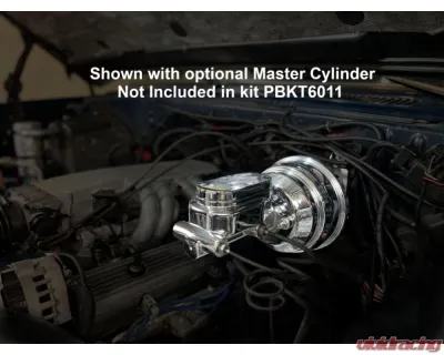 Leed Brakes Chrome Power Brake Booster Kit GMC C15 | C1500 Suburban 1971-1974 - PBKT6011