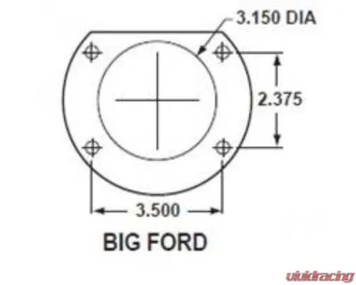 Leed Brakes 9" Ford Large Bearing Maxgrip XDS Rear Disc Brake Conversion Kit Ford Victoria 1957-1964 - RC0002X