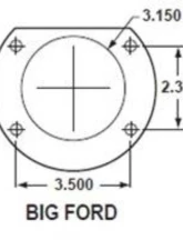 Leed Brakes 9" Ford Large Bearing Rear Disc Brake Conversion Kit Ford Victoria 1957-1964                                     - RC0002 - Image 2
