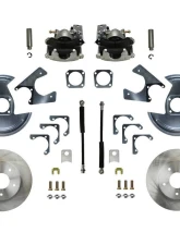 Leed Brakes Zinc Plated Rear Disc Brake Conversion Kit w/ 5x4.75 Non Staggered Shocks Chevrolet Nova 1962-1967                                     - RC1001 - Image 16