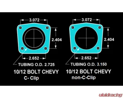 Leed Brakes Rear Disc Brake Conversion Kit w/ 5x4.75 Non Staggered Shocks Chevrolet Nova 1962-1967 - RC1001X