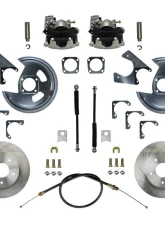 Leed Brakes GM 10 & 12 Bolt Axles 5x4.75 w/ Staggered Shocks Rear Disc Brake Conversion Kit Pontiac Firebird 1968-1969                                     - RC1002 - Image 11