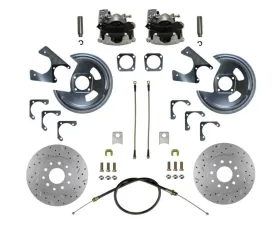 Leed Brakes GM 10 & 12 Bolt Axles 5x4.75 w/ Staggered Shocks Maxgrip XDS Pontiac Firebird 1968-1969