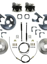 Leed Brakes GM 10 & 12 Bolt Axles 5x4.75 w/ Staggered Shocks Rear Disc Brake Conversion Kit Pontiac Firebird 1970-1981                                     - RC1003 - Image 12