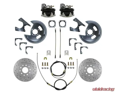 Leed Brake Rear Disc Brake Conversion Kit w/ Staggered Shocks Pontiac Firebird 1970-1981 - RC1003X