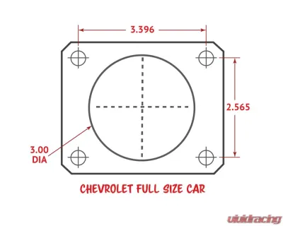 Leed Brakes GM Full Size Rear Disc Brake Conversion Kit Chevrolet Sedan Delivery 1955-1961 - RC1007