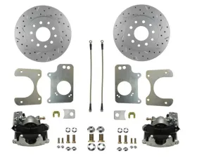 Leed Brakes GM 10 Bolt Axles w/ 3 Bolt Flange Maxgrip XDS Rear Disc Brake Conversion Kit Pontiac Firebird 1982-1992