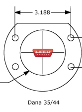 Leed Brakes Rear Disc Brake Conversion Kit w/ Maxgrip XDS Rotors Jeep Wagoneer 1984-1990                                     - RC3001X - Image 2