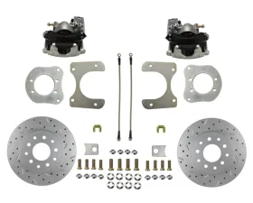 Leed Brakes Mopar 8-1/4 9-1/4 Rear Axles Maxgrip XDS Rotors Rear Disc Brake Conversion Kit Dodge W100 Pickup 1969-1974