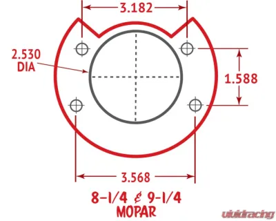 Leed Brakes Mopar 8-1/4 9-1/4 Rear Axles Rear Disc Brake Conversion Kit Dodge W100 Pickup 1969-1974 - RC4001