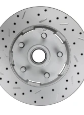 Leed Brakes 4 Piston Red Powder Coated Calipers w/ Maxgrip XDS Rotors Ford Mustang 1964-1967                                     - RCC0001RKX - Image 5