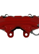 Leed Brakes Manual Front Kit w/ Drilled Rotors & Red Powder Coated Calipers Mercury Montego 1970                                     - RFC0003-405X - Image 3
