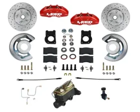 Leed Brakes Maxgrip Lite 4 Piston Front Disc Brake Conversion Ford Mustang 1964-1966