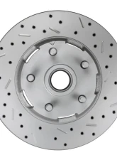 Leed Brakes Maxgrip Lite 4 Piston Front Disc Brake Conversion w/ Red Calipers Ford Fairlane 1962-1969                                     - RFC0005-4C7X - Image 3