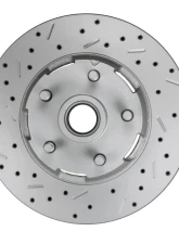 Leed Brakes Maxgrip Lite 4 Piston Front Disc Brake Conversion w/ Red Calipers Ford Fairlane 1962-1969                                     - RFC0005-4C7X - Image 4