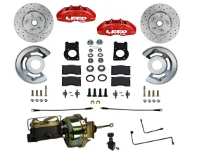 Leed Brakes Maxgrip Lite 4 Piston Power Disc Brake Conversion Ford Mustang Automatic Transmission 1964-1966