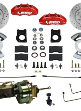 Leed Brakes Maxgrip Lite 4 Piston Power Disc Brake Conversion Ford Mustang Automatic Transmission 1964-1966                                     - RFC0005-H405AX - Image 9