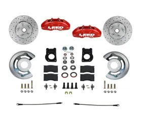 Leed Brakes Maxgrip Lite 4 Piston Front Disc Brake Conversion Kit Mercury Montego 1970-1971