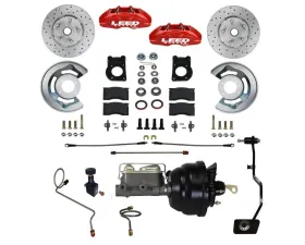 Leed Brakes Maxgrip Lite 4 Piston Power Disc Brake Conversion Mercury Mustang Manual Transmission 1970
