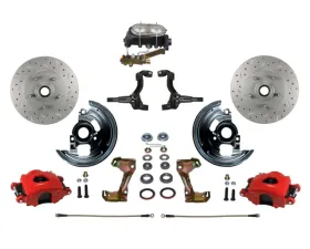 Leed Brakes Manual Front Disc Brake Kit Disc Drum Side Mount Pontiac Tempest 1964-1970
