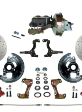 Leed Brakes Power Front Disc Brake Kit w/ 9" Booster Disc Drum Pontiac Tempest 1964-1970                                     - RFC1002-E1A1X - Image 8