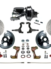 Leed Brakes Power Front Disc Brake Kit w/ 9" Booster Disc Disc Pontiac LeMans 1964-1972                                     - RFC1002-F6B4X - Image 10
