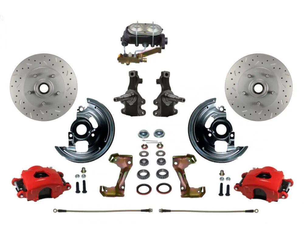 Leed Brakes Disc Disc Manual Front Disc Brake Kit Pontiac Tempest 1964-1970 - RFC1003-3A3X
