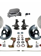 Leed Brakes Manual Front Disc Brake Kit w/ 2" Drop Spindle Drilled & Slotted Rotors Pontiac Tempest 1964-1970                                     - RFC1003-F05X - Image 8