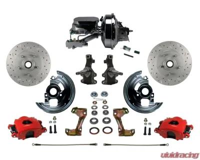 Leed Brakes Disc Drum Cast Iron Power Front Disc Brake Kit Pontiac Tempest 1964-1970 - RFC1003-F6B2X