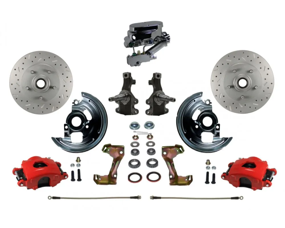 Leed Brakes Disc Drum Manual Front Disc Brake Kit Pontiac Tempest 1964-1970 - RFC1003-FA1X