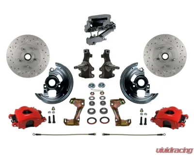Leed Brakes Disc Drum Manual Front Disc Brake Kit Pontiac Tempest 1964-1970 - RFC1003-FA1X