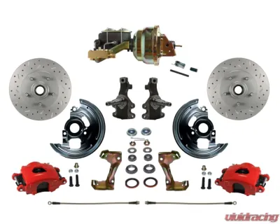 Leed Brakes 8" Dual Booster Disc Disc Power Front Disc Brake Kit Pontiac Tempest 1964-1970 - RFC1003-M1A3X