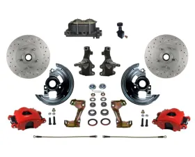 Leed Brakes Cast Iron M/C Adjustable Proportioning Valve Manual Front Disc Brake Kit Pontiac Tempest 1964-1970