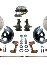 Leed Brakes Manual Front Disc Brake Kit w/ 2" Drop Spindle Drilled & Slotted Rotors Pontiac Tempest 1964-1970                                     - RFC1003-3A1X - Image 8