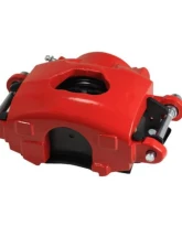 Leed Brakes Spindle Mount Kit w/ Maxgrip Cross Drilled & Slotted Rotors Red Calipers Chevrolet Sedan Delivery 1959-1960                                     - RFC1011SMX - Image 3