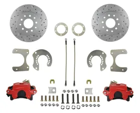 Leed Brakes Rear Disc Brake Conversion Kit w/ Maxgrip XDS Rotors Plymouth Savoy 1962-1964