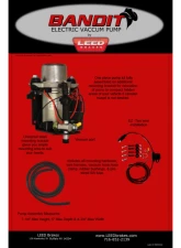 Leed Brakes Naked Bandit Series Electric Vacuum Pump Kit                                     - VP002 - Image 3