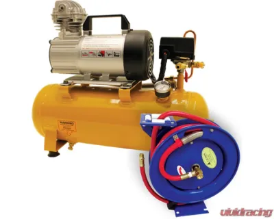 Phoenix USA 12V Portable Air Compressor Kit w/ 25' Hose Reel - AC12V3PK