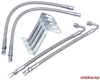 Phoenix USA Air Inflation Kit Air Max 4 Hose w/ Brackets Wheels w/ 1 3/16 Lug Nuts or Larger - AMH1