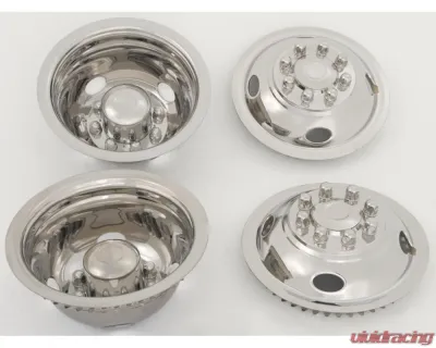 Phoenix USA Polished Stainless Steel Wheel Simulator Set Chevrolet | GMC | Ford | Dodge 1969+ - GQ64