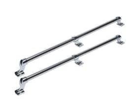 Phoenix USA Stainless Steel Grab Rail Kit 96 x 7/8 Tube & Stanchions w/ Mounting Screws