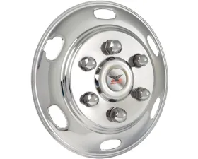 Phoenix USA Stainless Steel DOT Mounting Style Front Wheel Simulator Set Isuzu | Hino | UD | Mitsubishi | Chevrolet | GMC 19.5
