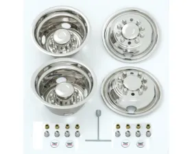 Phoenix USA Stainless Steel DOT Mounting Style Wheel Simulator Set Ford Superduty | F53 1988-1989