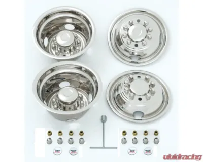 Phoenix USA Stainless Steel DOT Mounting Style Wheel Simulator Set Ford Superduty | F53 1988-1989 - NF10
