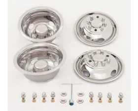 Phoenix USA Stainless Steel DOT Mounting Style Wheel Simulator Set Ford E350 | E450 2008+