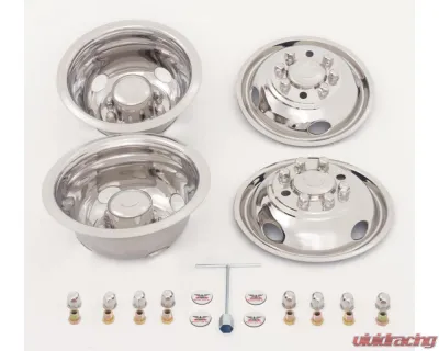 Phoenix USA Stainless Steel DOT Mounting Style Wheel Simulator Set Ford E350 | E450 2008+ - NF12