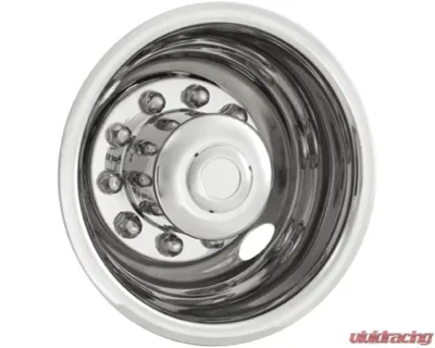 Phoenix USA Stainless Steel DOT Mounting Style Rear Wheel Simulator Set 22.5" x 7.5" & 8.25" 10 Lug - NH252R